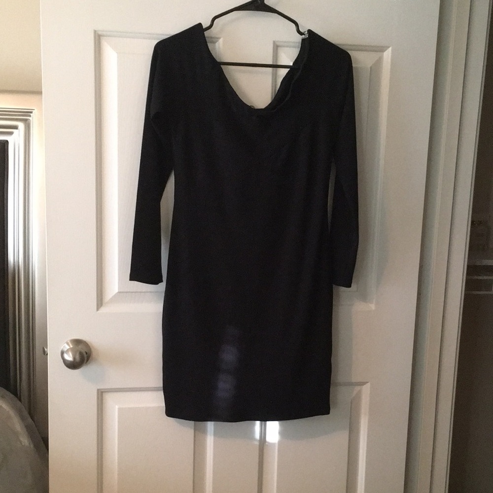 Fashion Nova Long sleeve black dress